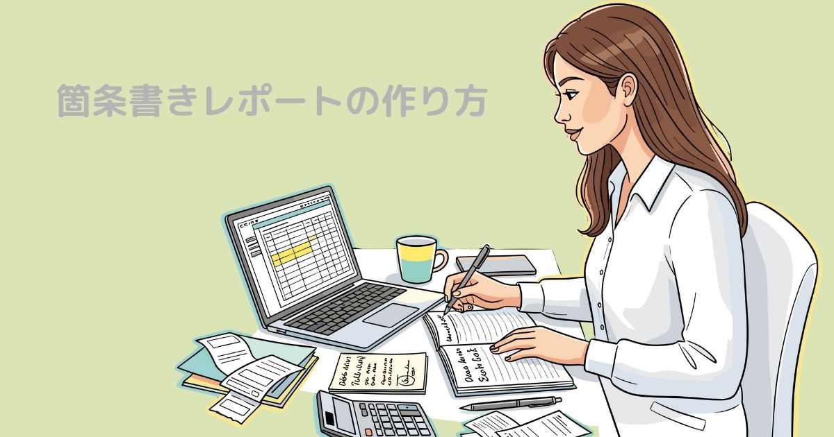 箇条書きレポートの作り方