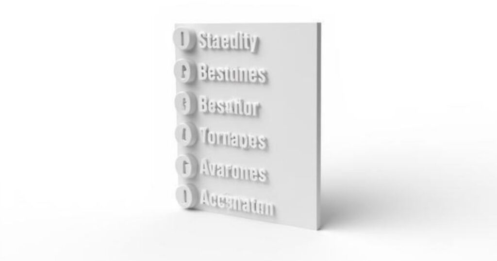 英語 箇条書き ルール