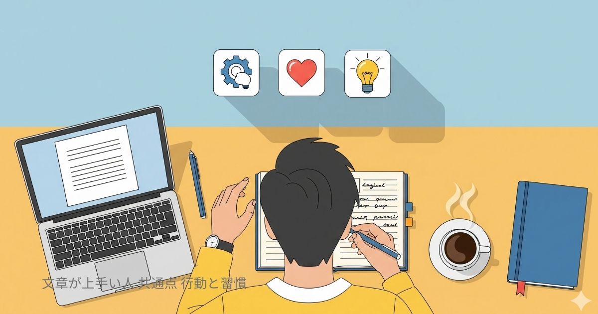 文章が上手い人 共通点 行動と習慣