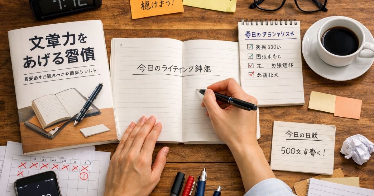 文章力 あげる 習慣